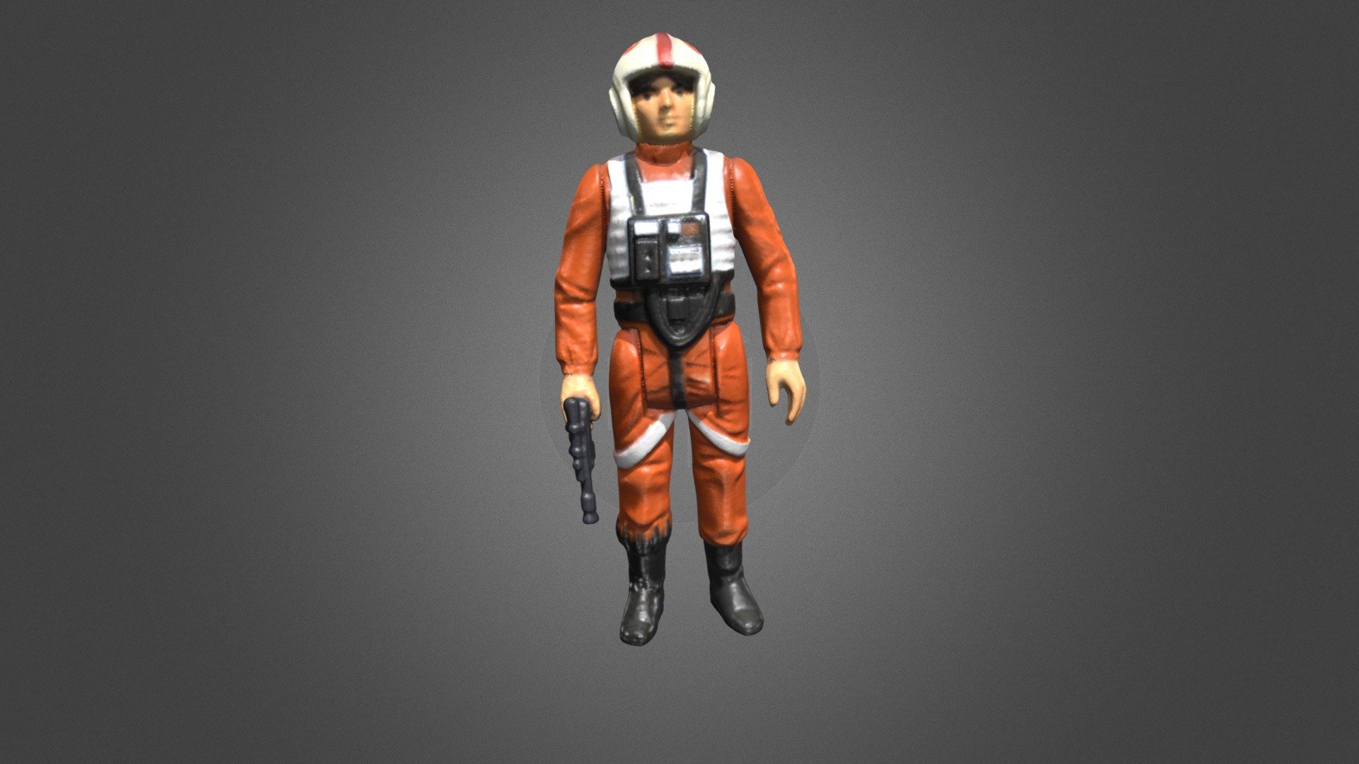 Luke Skywalker X- Wing Pilot 3d model