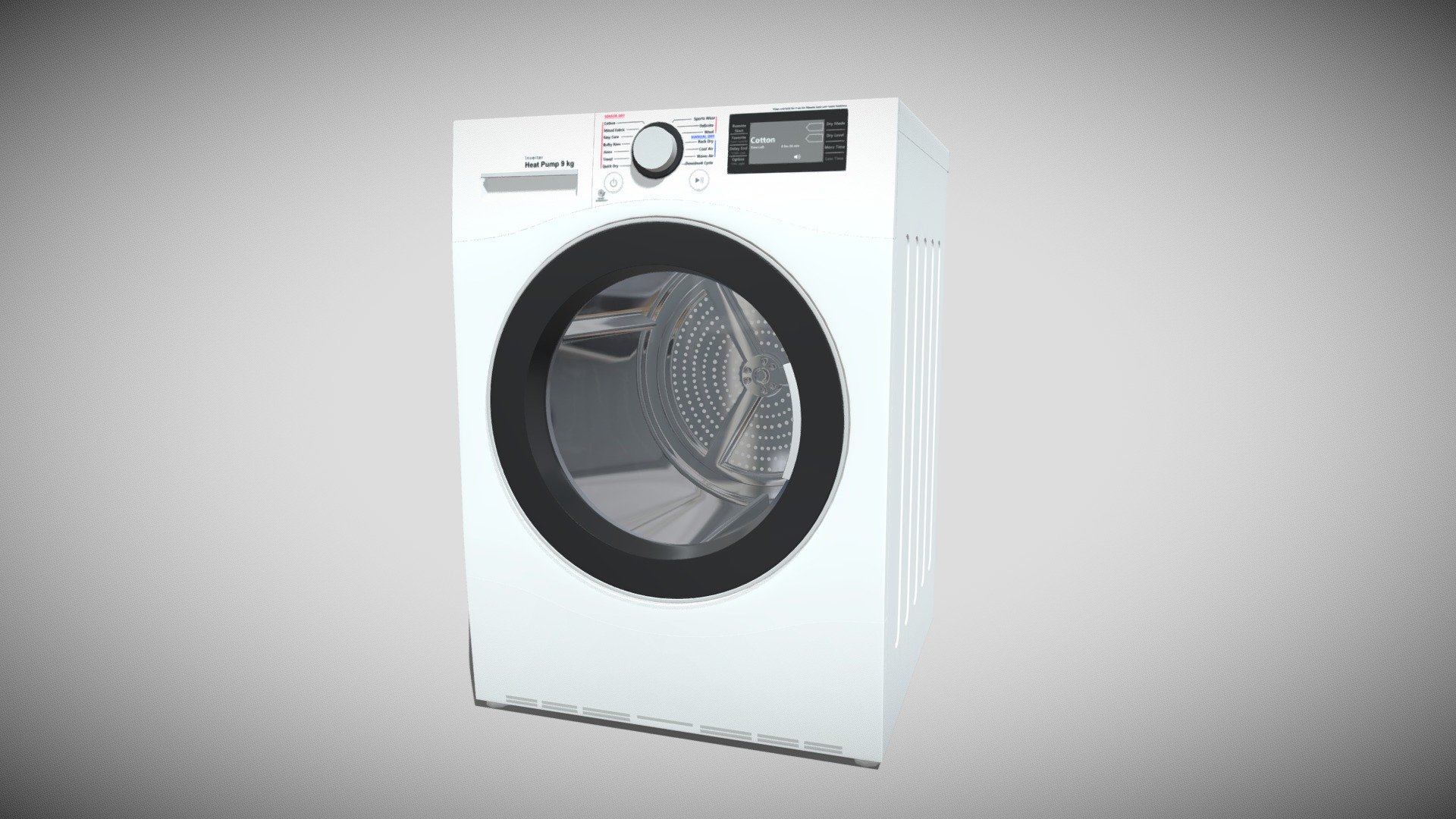 LG Dryer 3d model