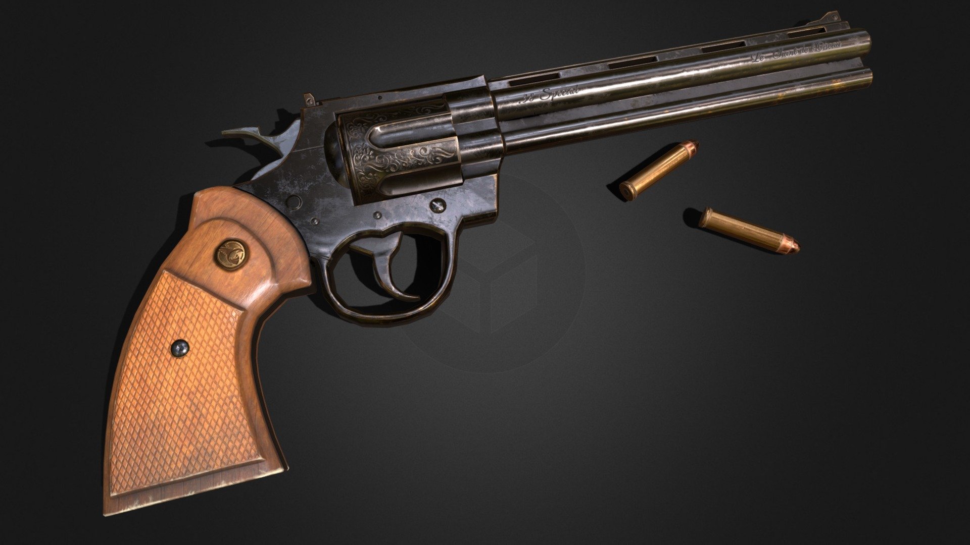 Revolver Presentation 3d model