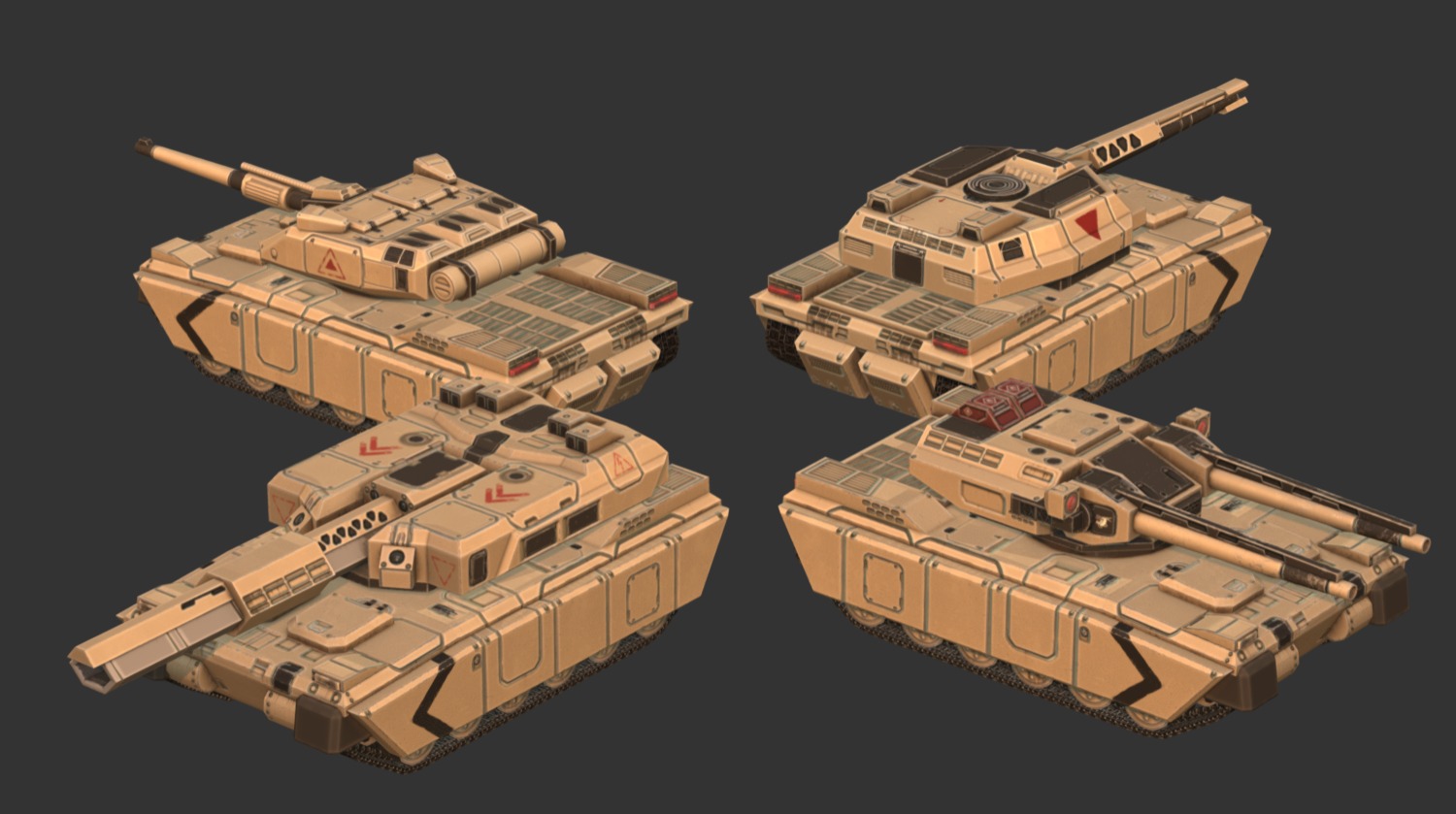 Main Battle Tank 3d model