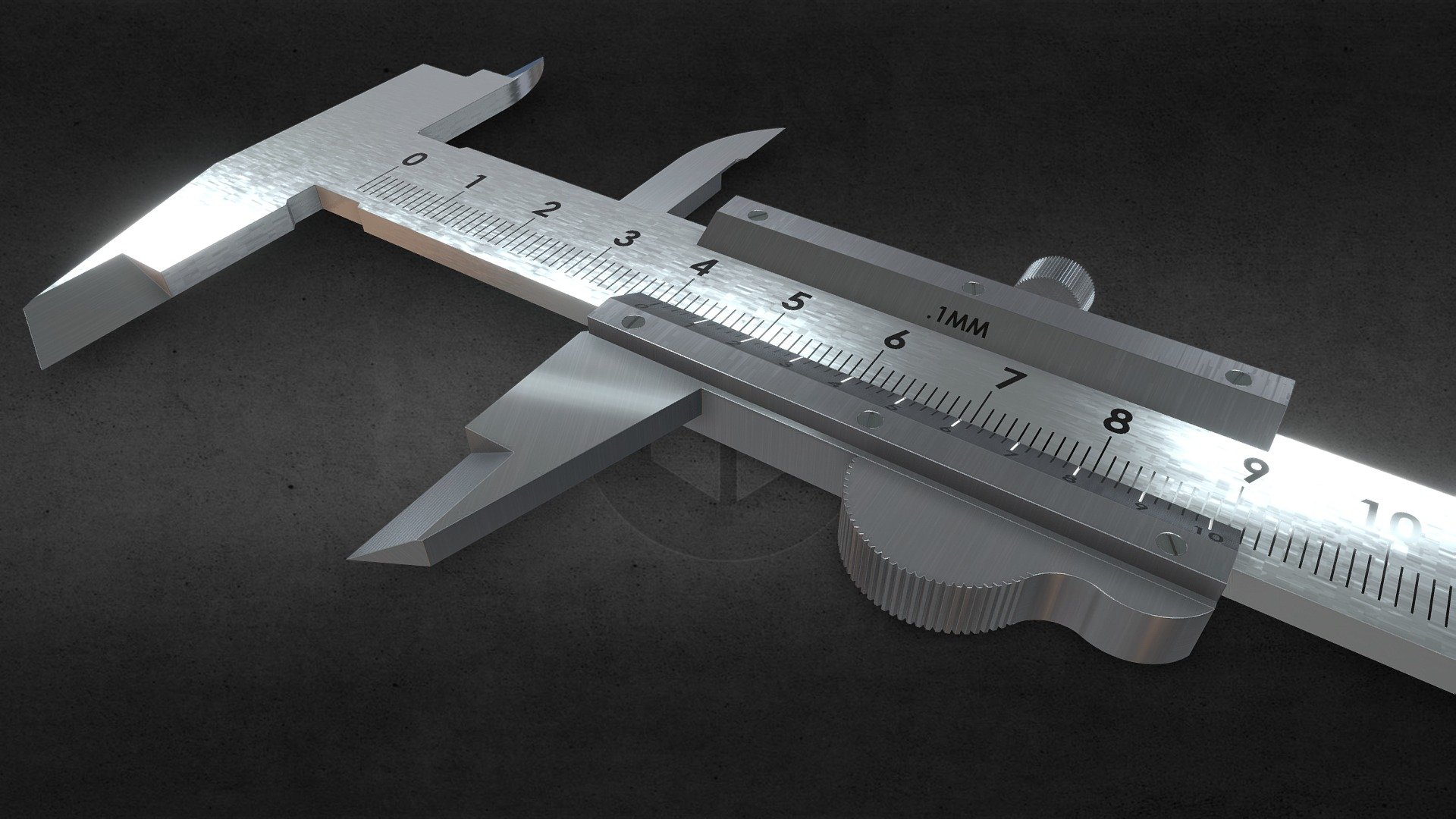 Vernier Caliper 3d model