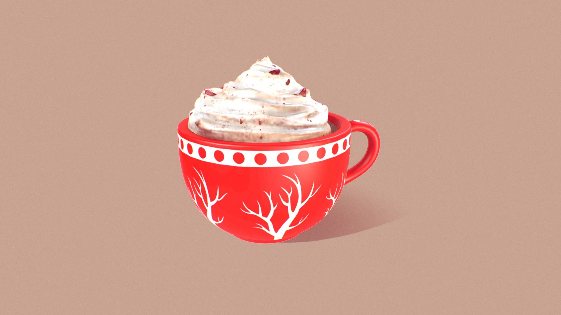 Christmas : Hot Chocolate 3d model