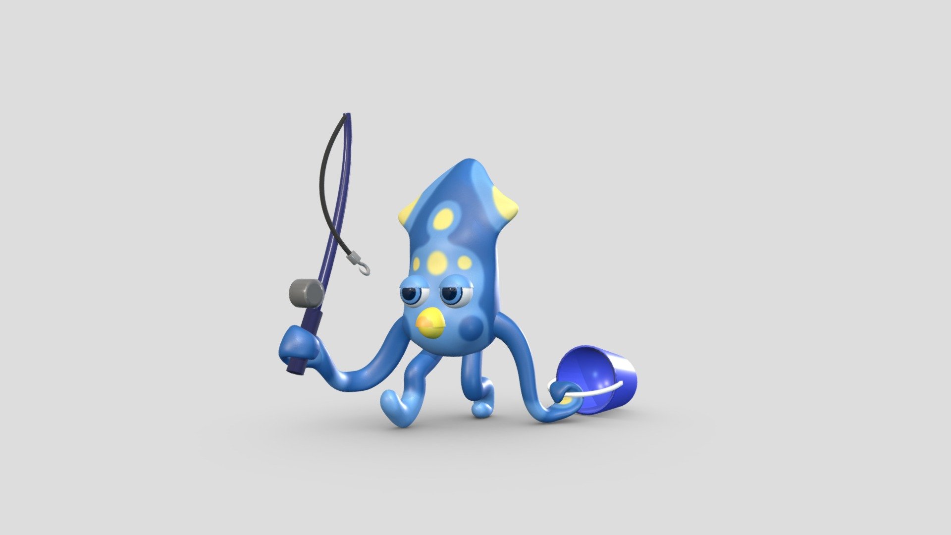 Seldom The Squid 3d model