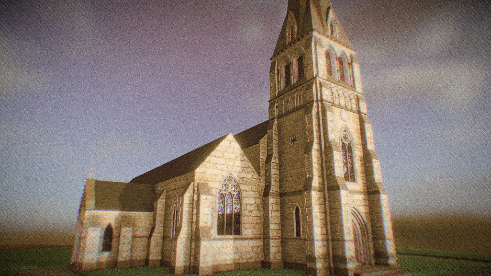 St Annes Church, Highgate 3d model