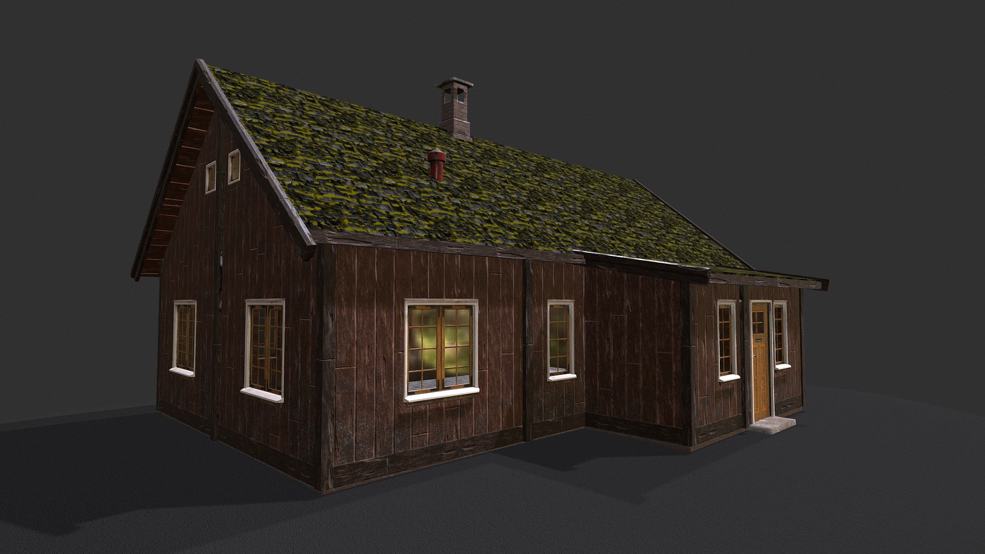 Old House Low poly 3d model