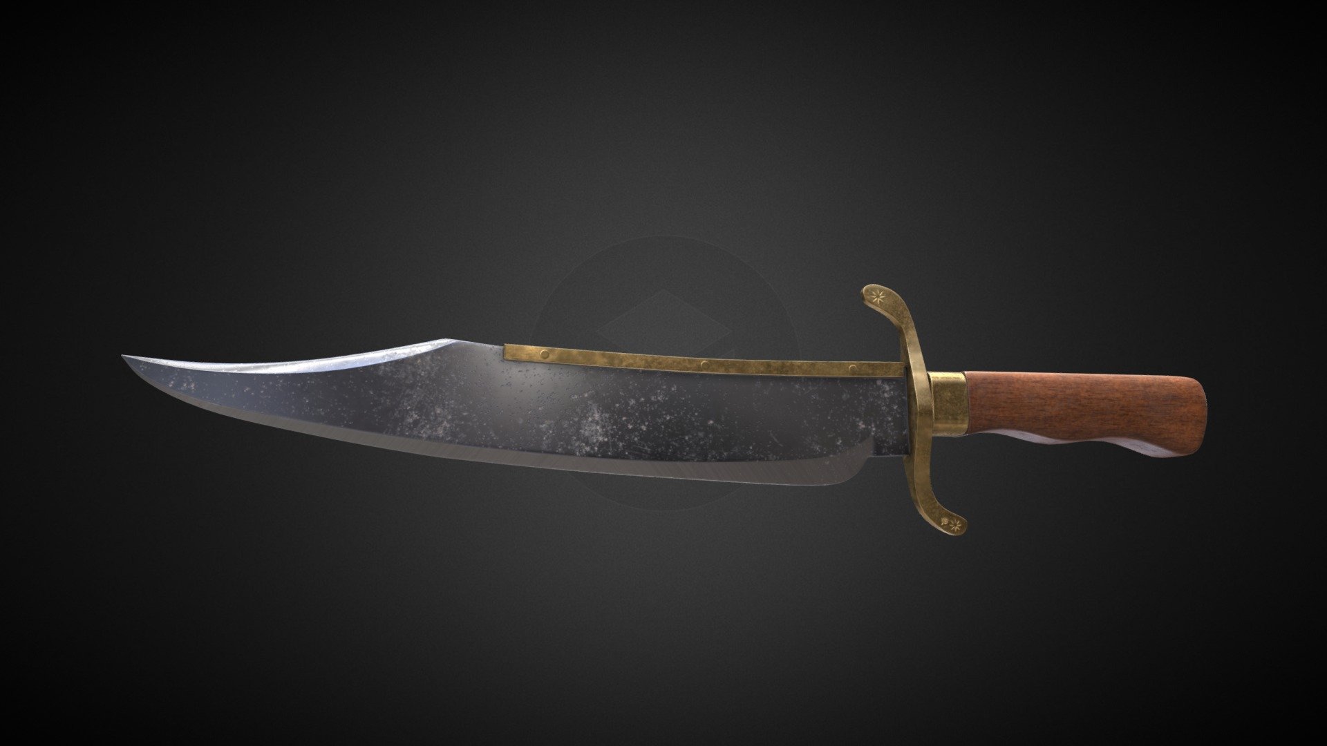 Bowie Knife 3d model