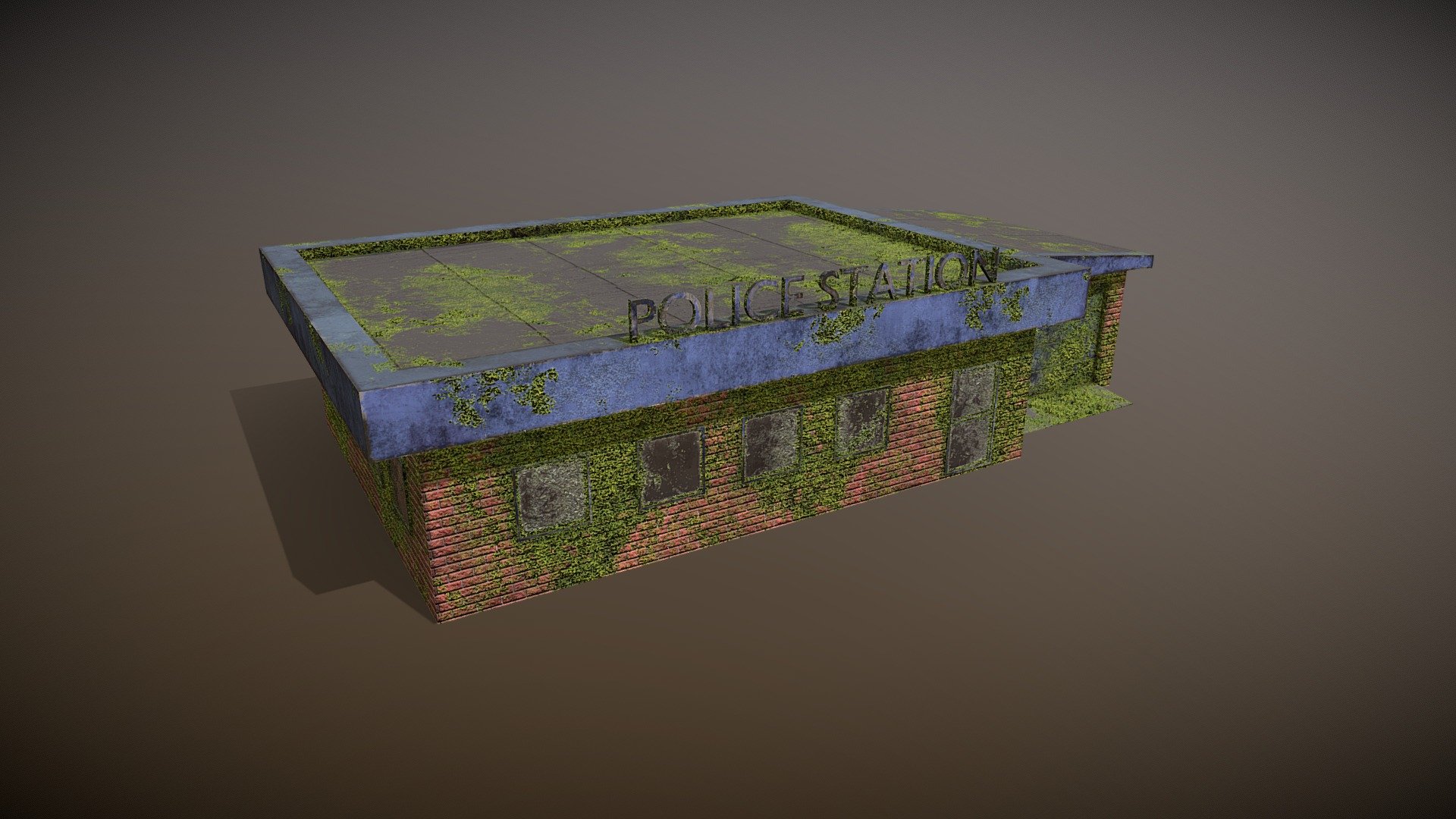 Abandon Police Station 3d model