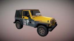 Jeep WranglerV2-c4d