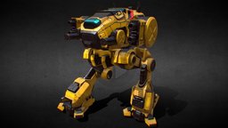 Battle Mech v4 yellow