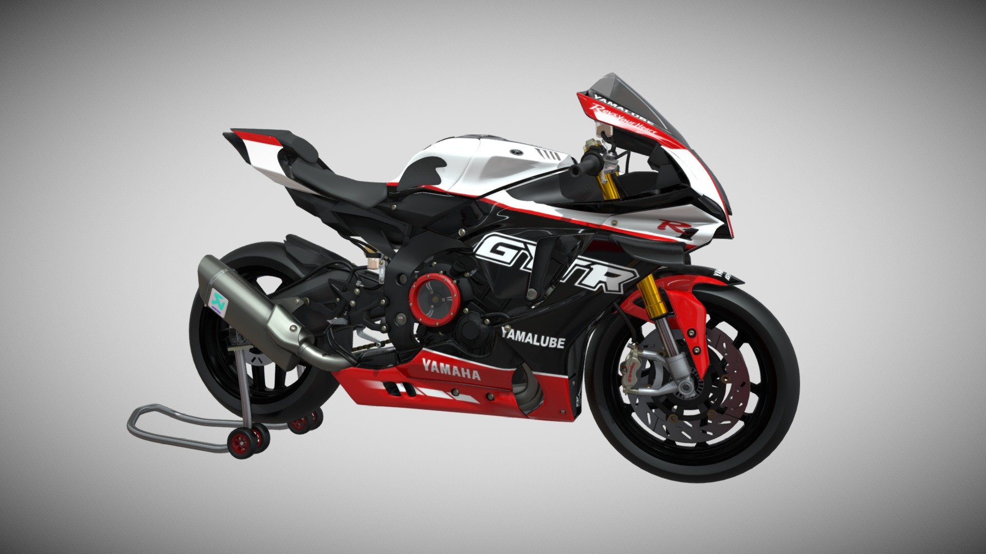 Yamaha R1M GYTR PRO 3d model