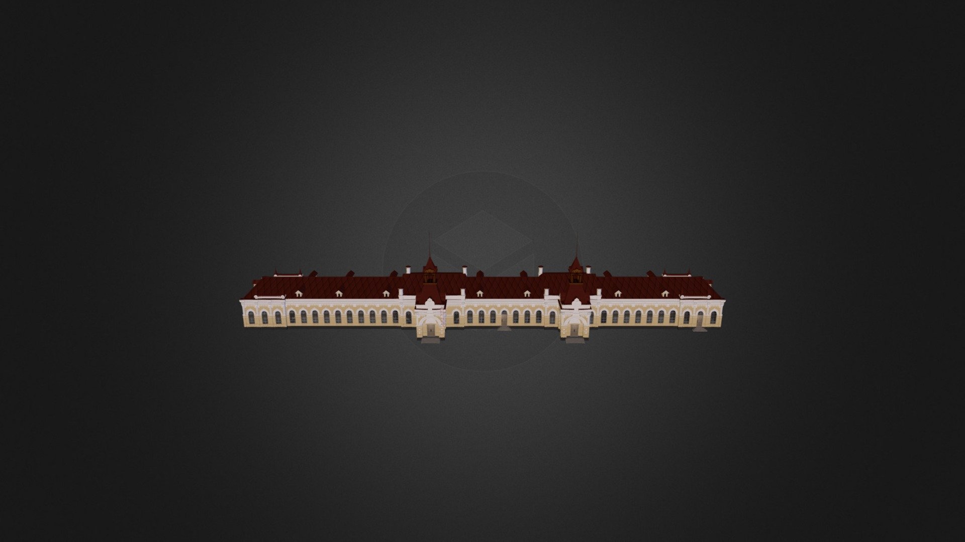 Perm Vokzal 3d model