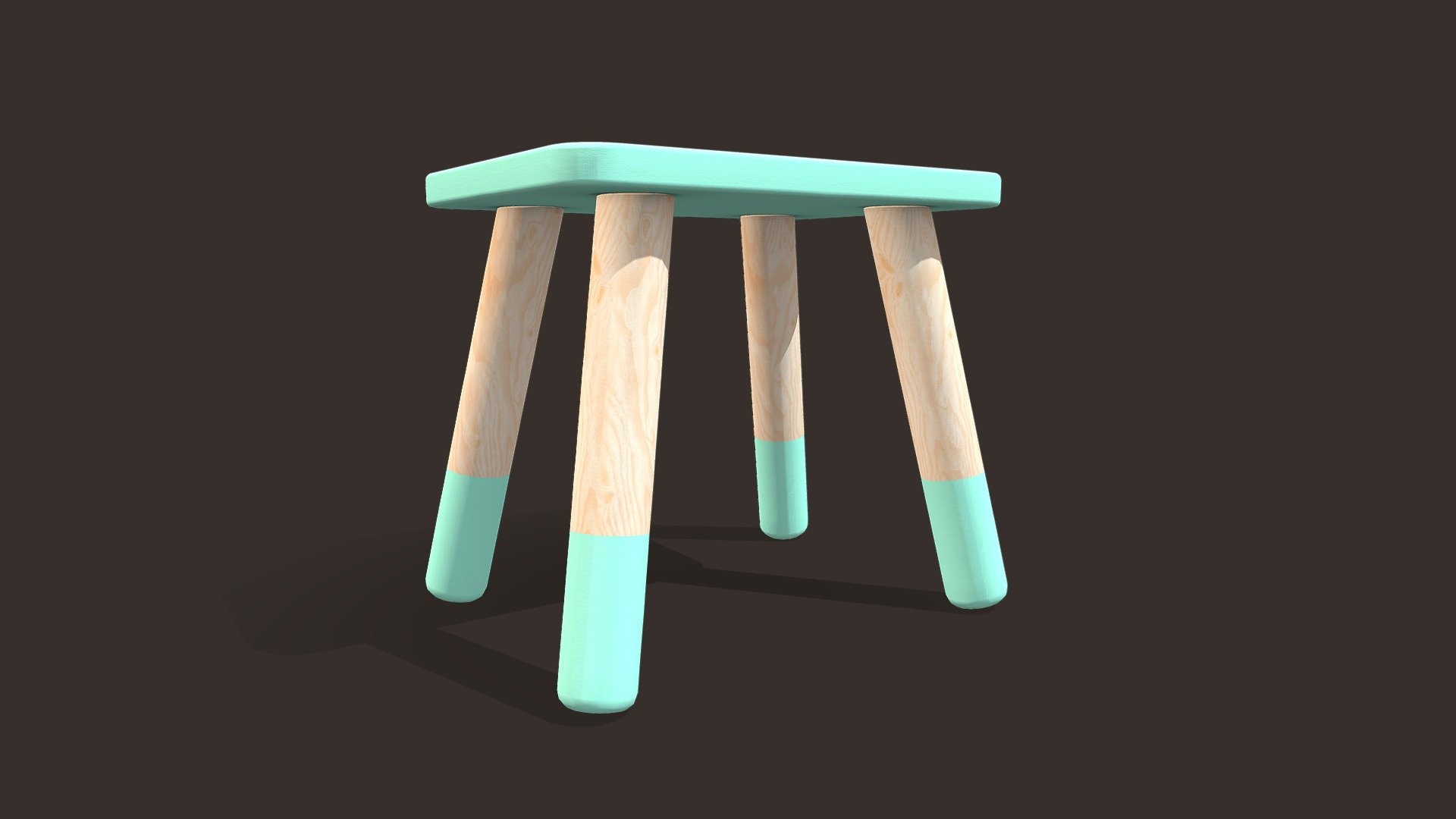 Children chair 3d model