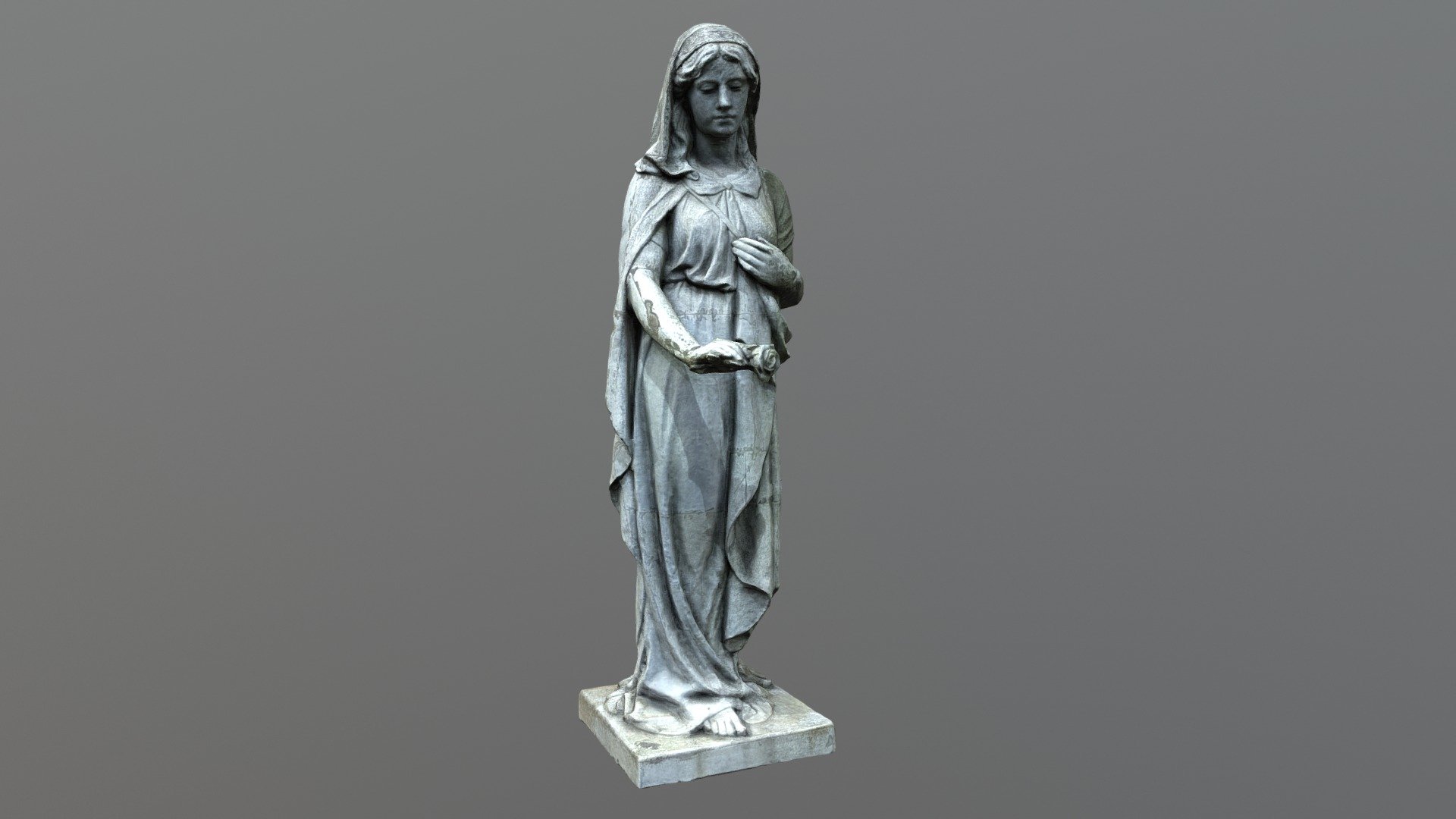 Statue of Sorrow PBR 3d model