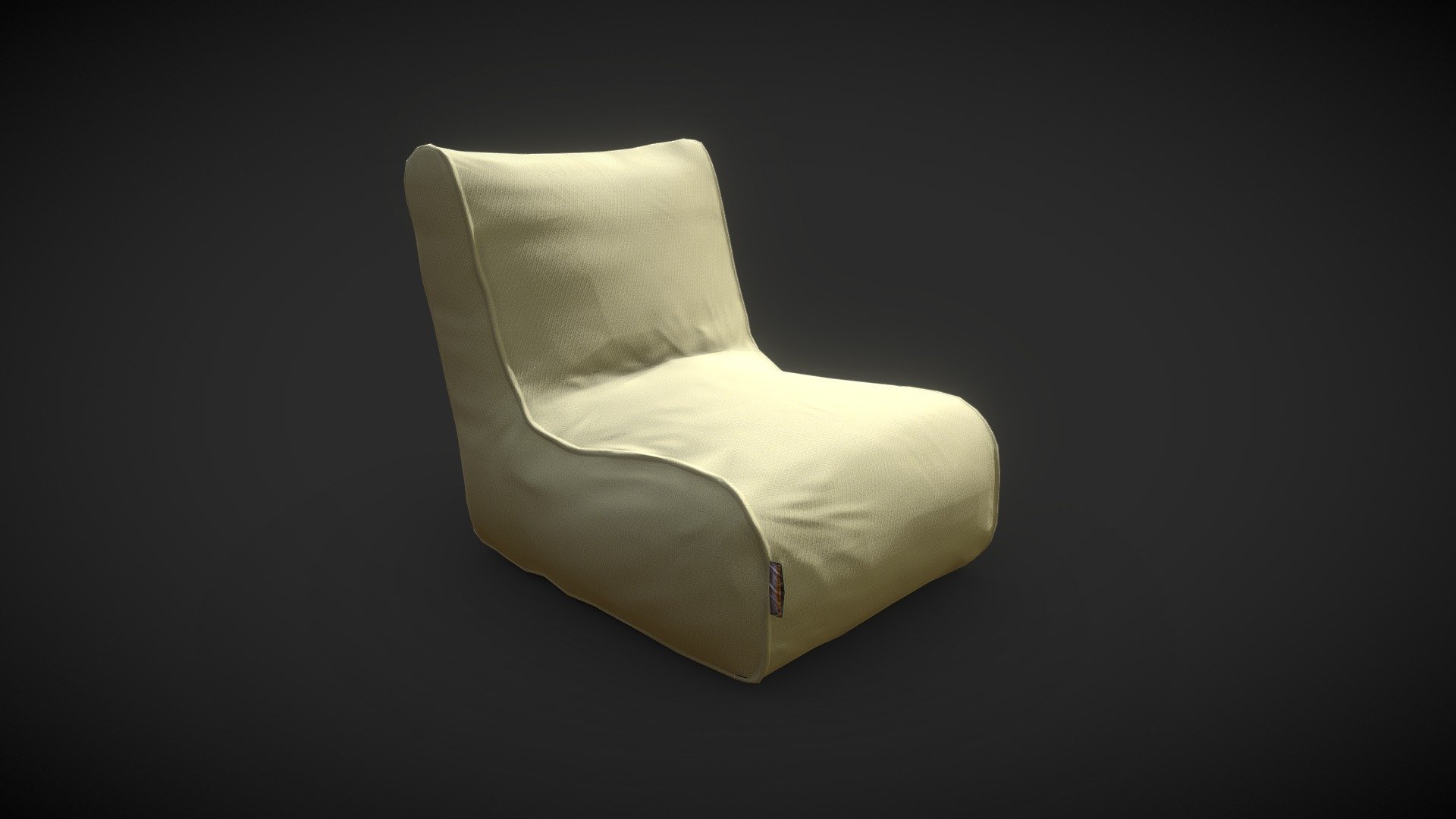 Soft Bean Bag 3d model