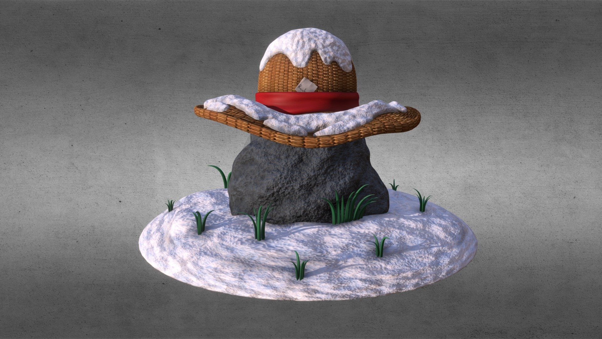 One Piece Straw Hat 2 years 3d model