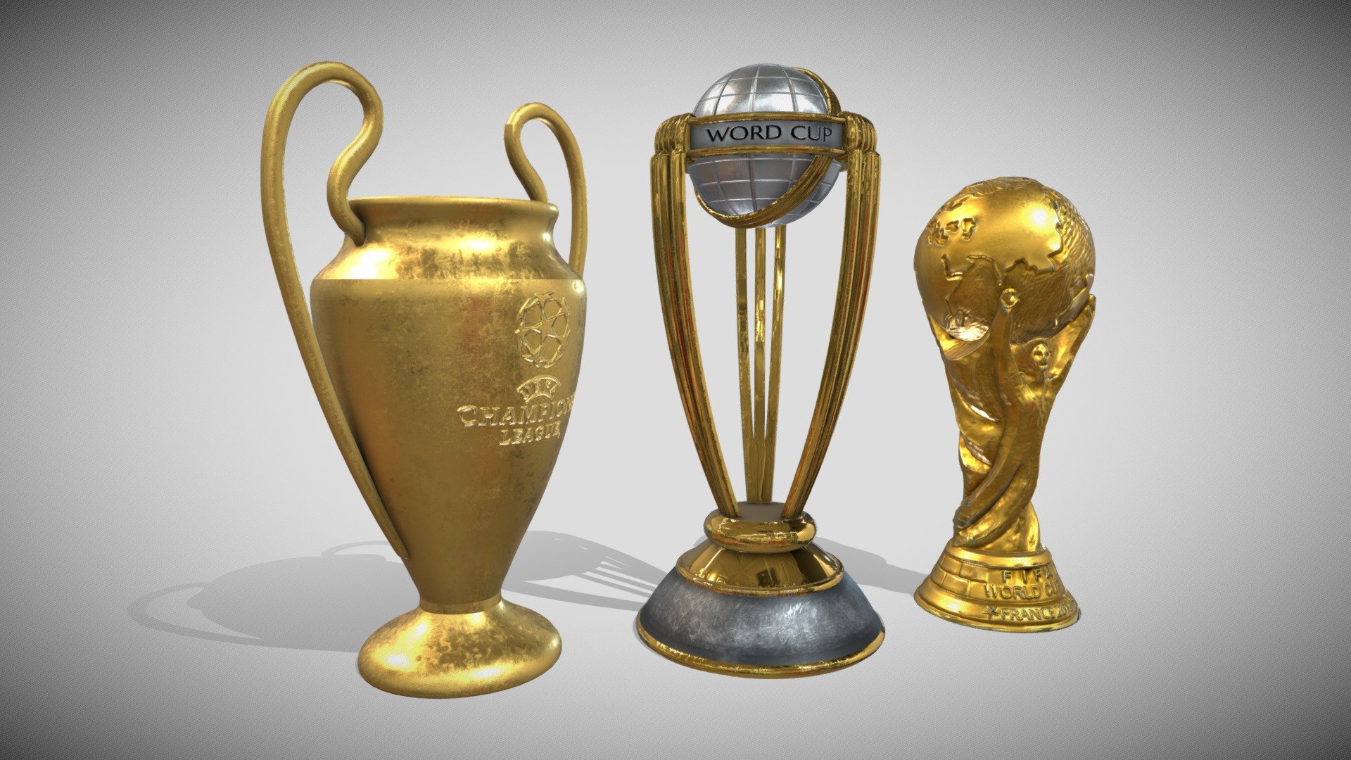 Sport Cups 3d model