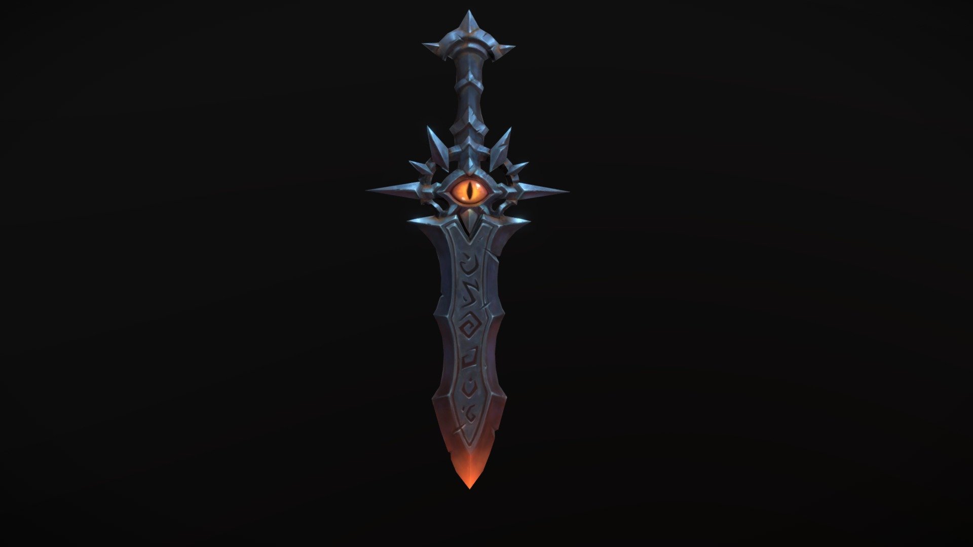 HandPaint Sword 3d model