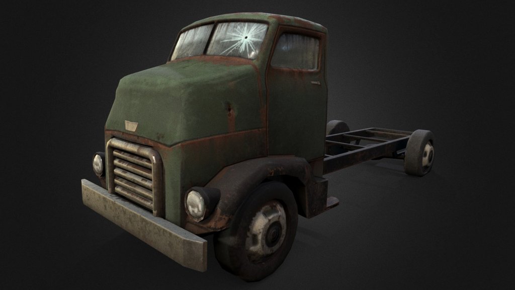 Old Truck 3d model