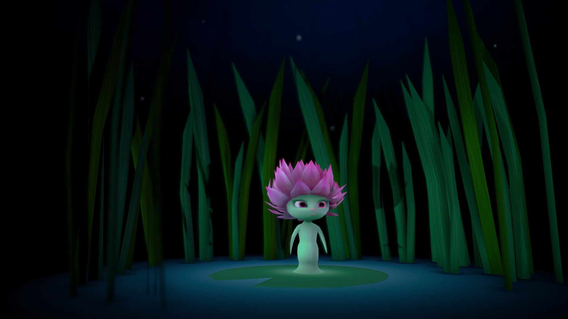 Water Lilly 3d model