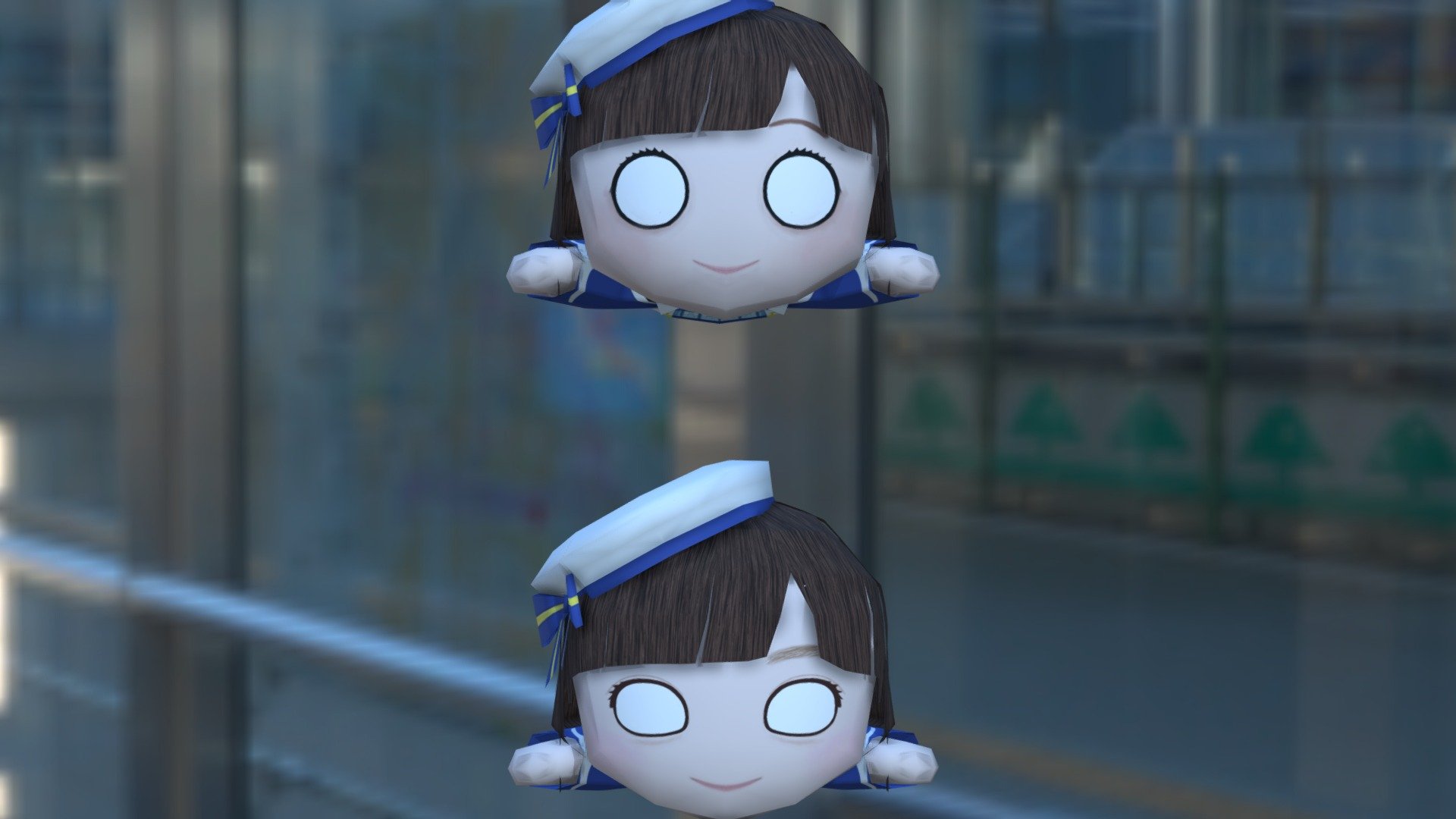 NESO Anju Inami PAPERCRAFT Love Live Sunshi 伊波杏樹 3d model