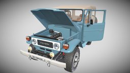 Toyota Land Cruiser FJ40 SoftTopInterior&Chassis