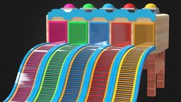 Colorful Ramp for Cars, Busses & Trucks