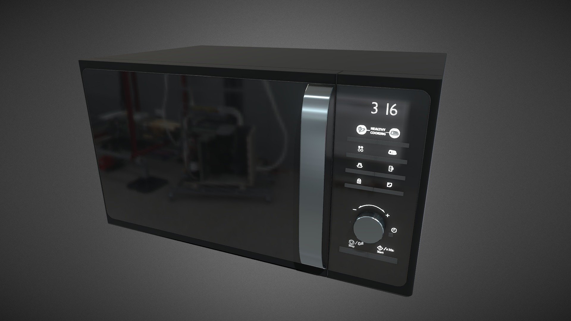 Microwave 3d model