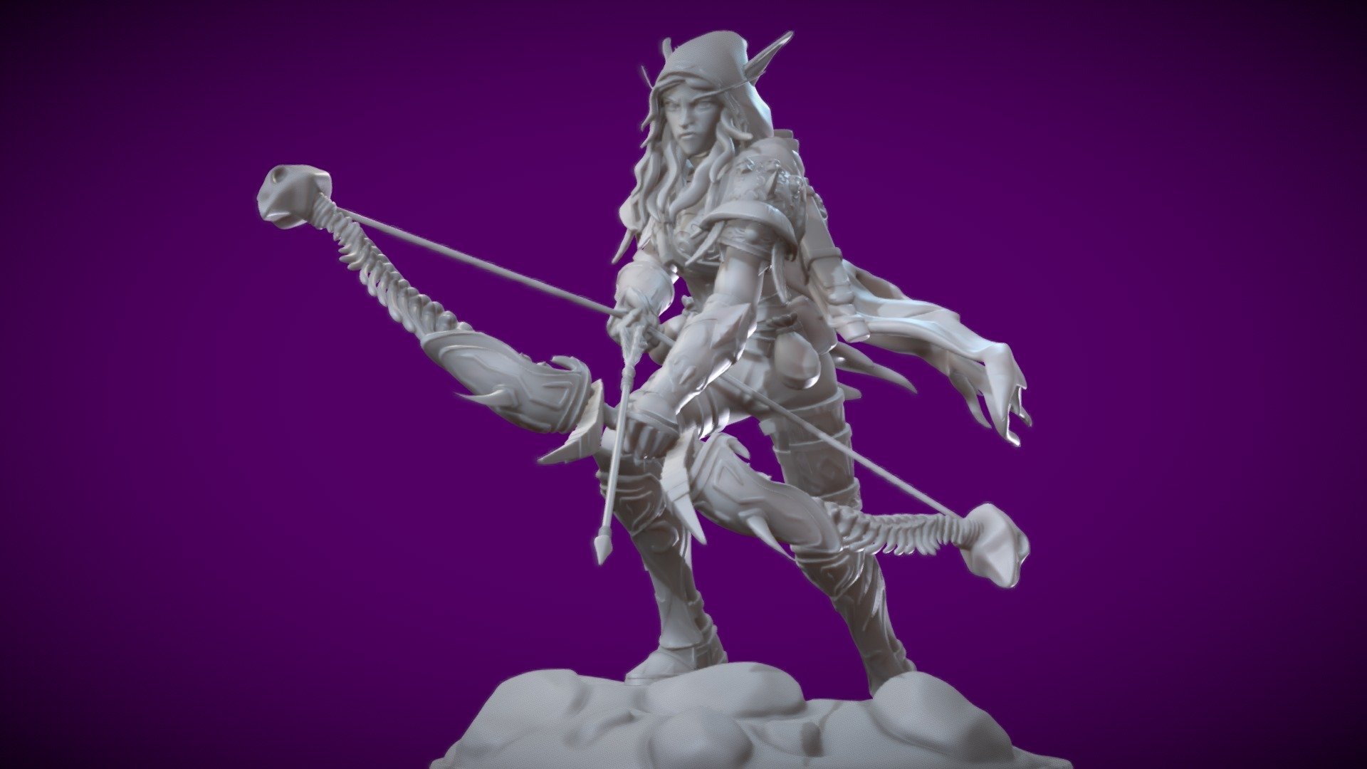 Sylvanas Windrunner 3d model