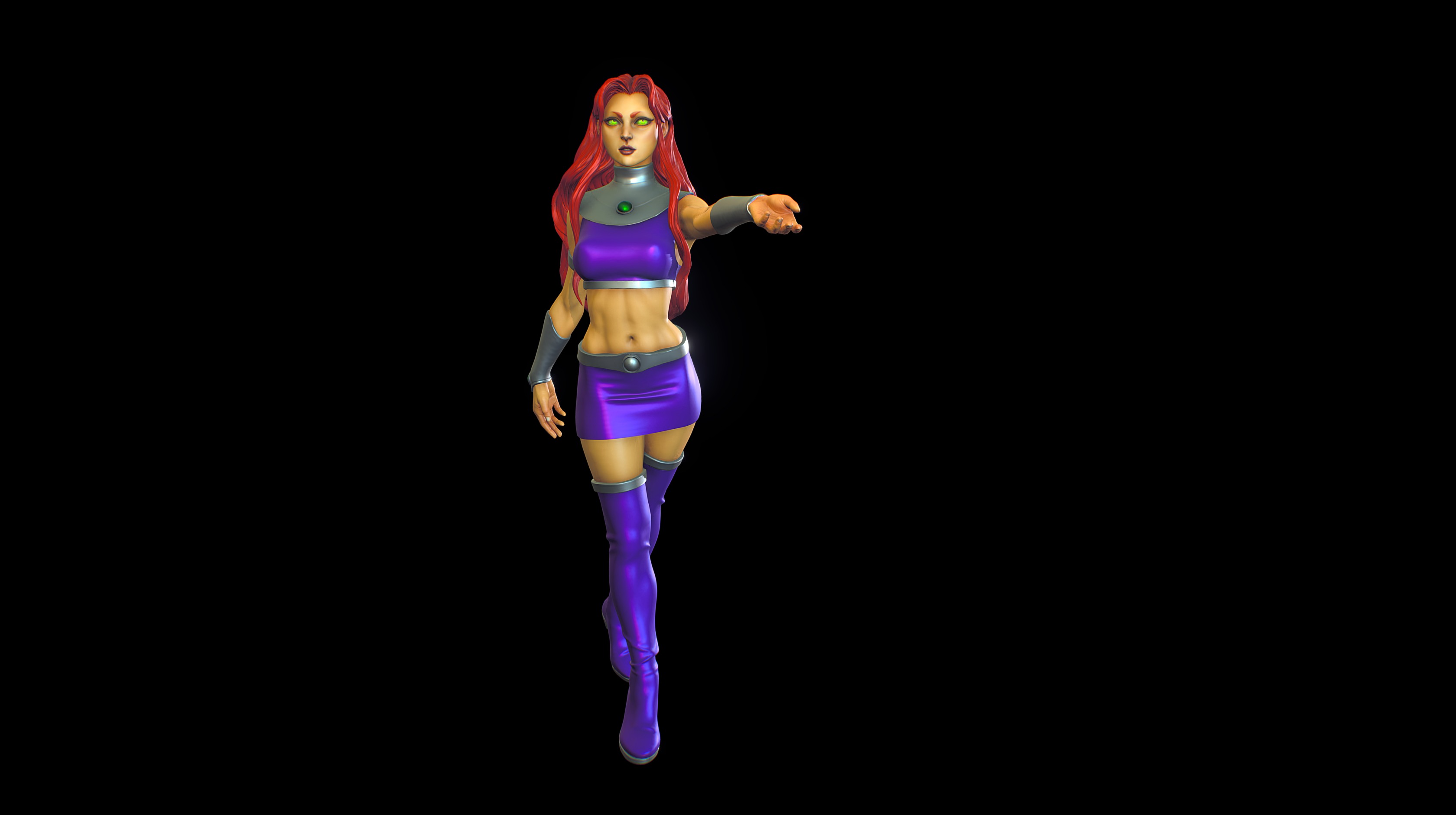 Starfire fanart 3d model