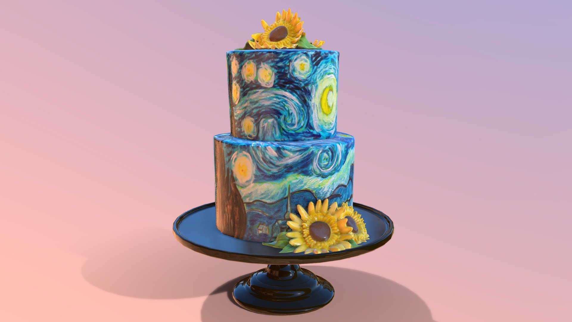 Van Gogh 3d model