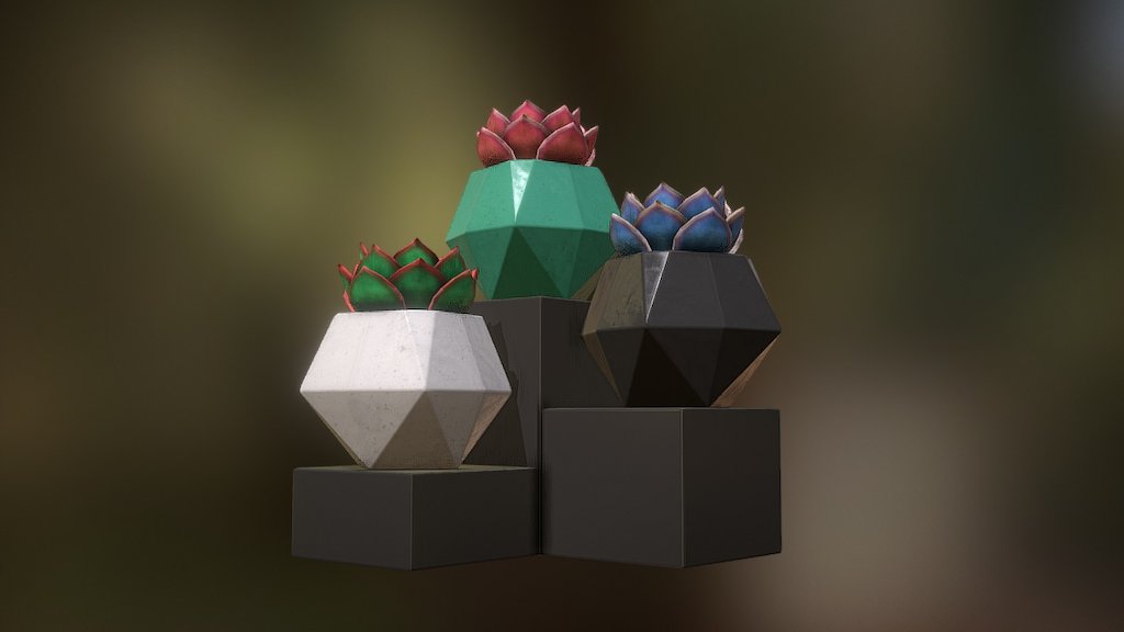 Plant Pot 1 3d model