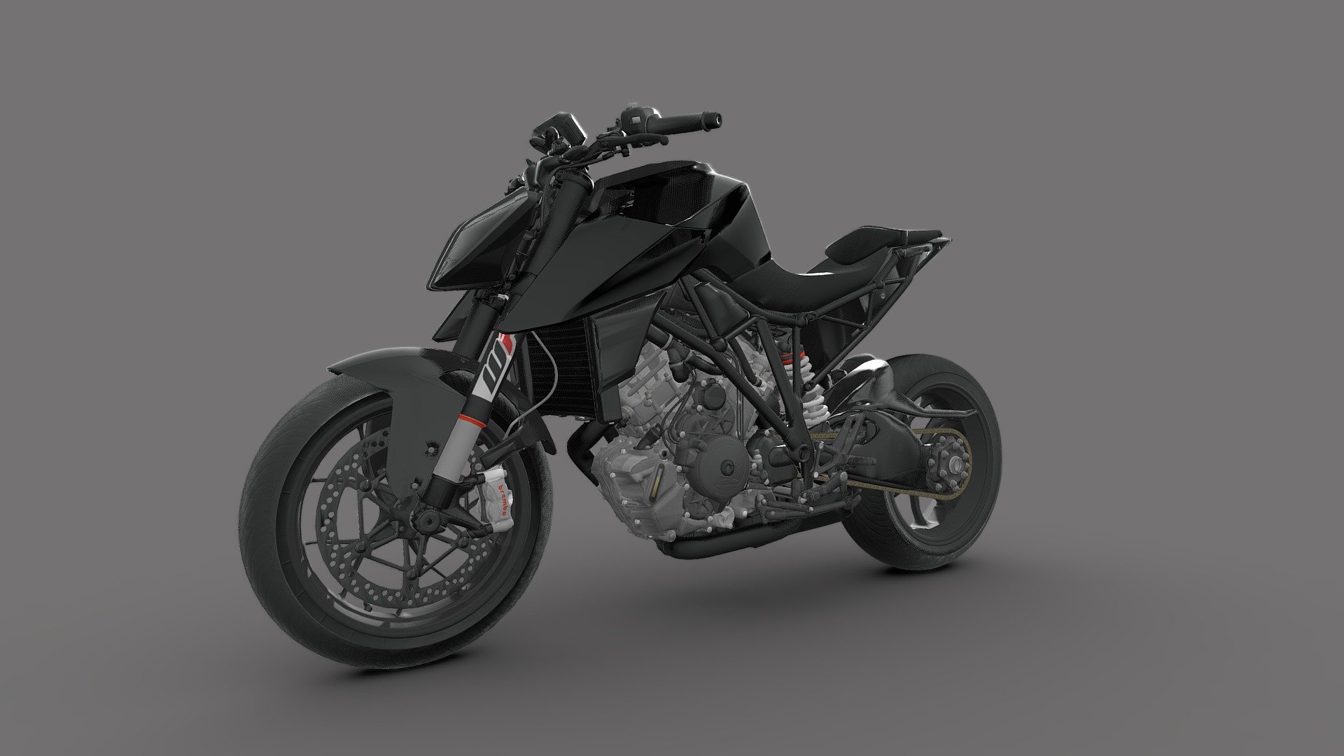 KTM Duke 3d model