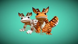 Dragon Tiger Newts