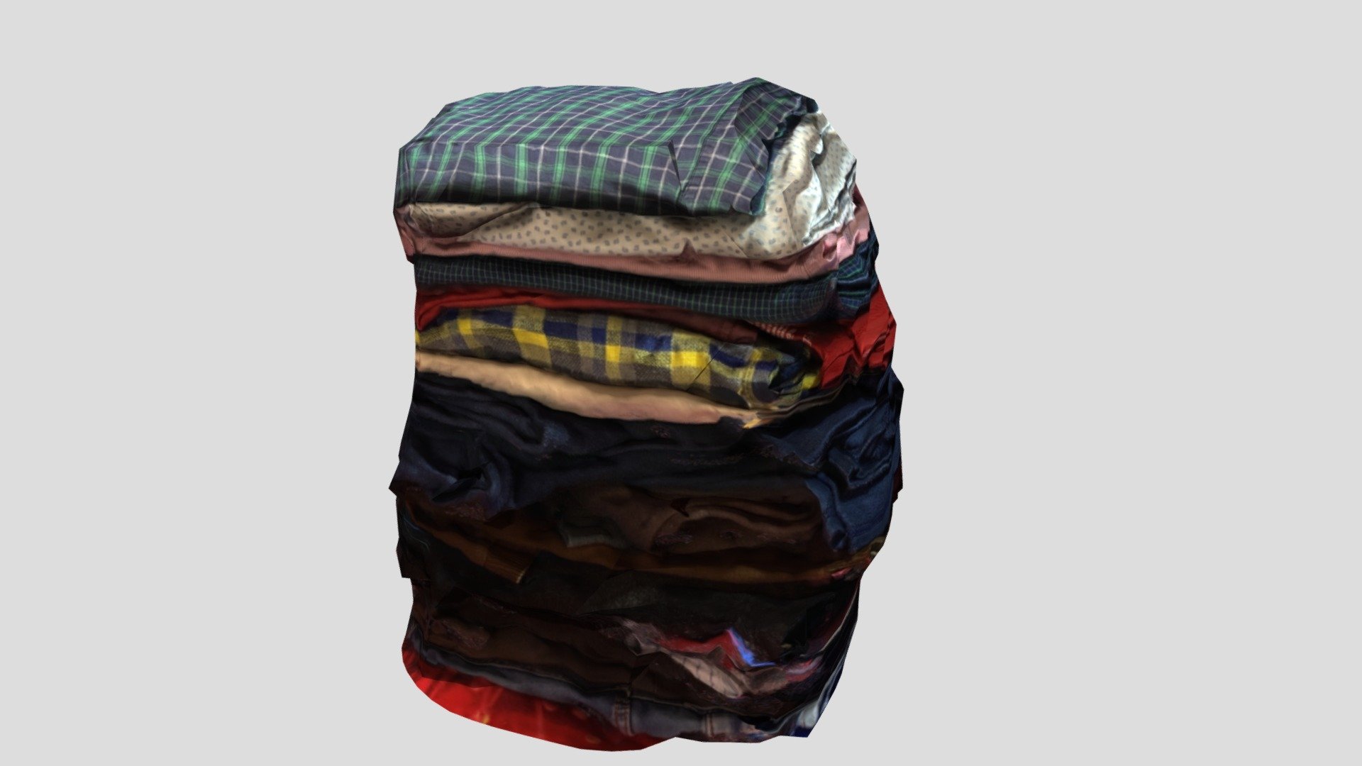 Very Small Pile Of Cloth 3d model