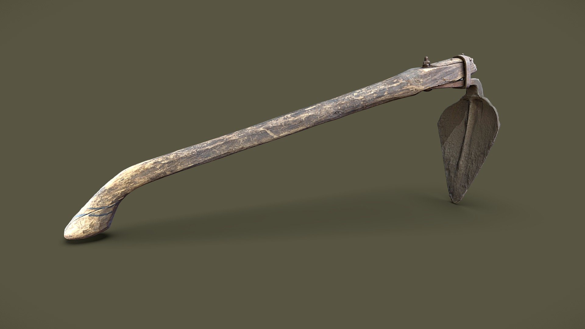 Farming Hoe 3d model