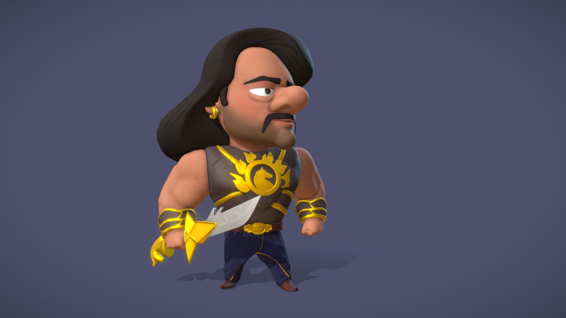 Bahubali 3d model