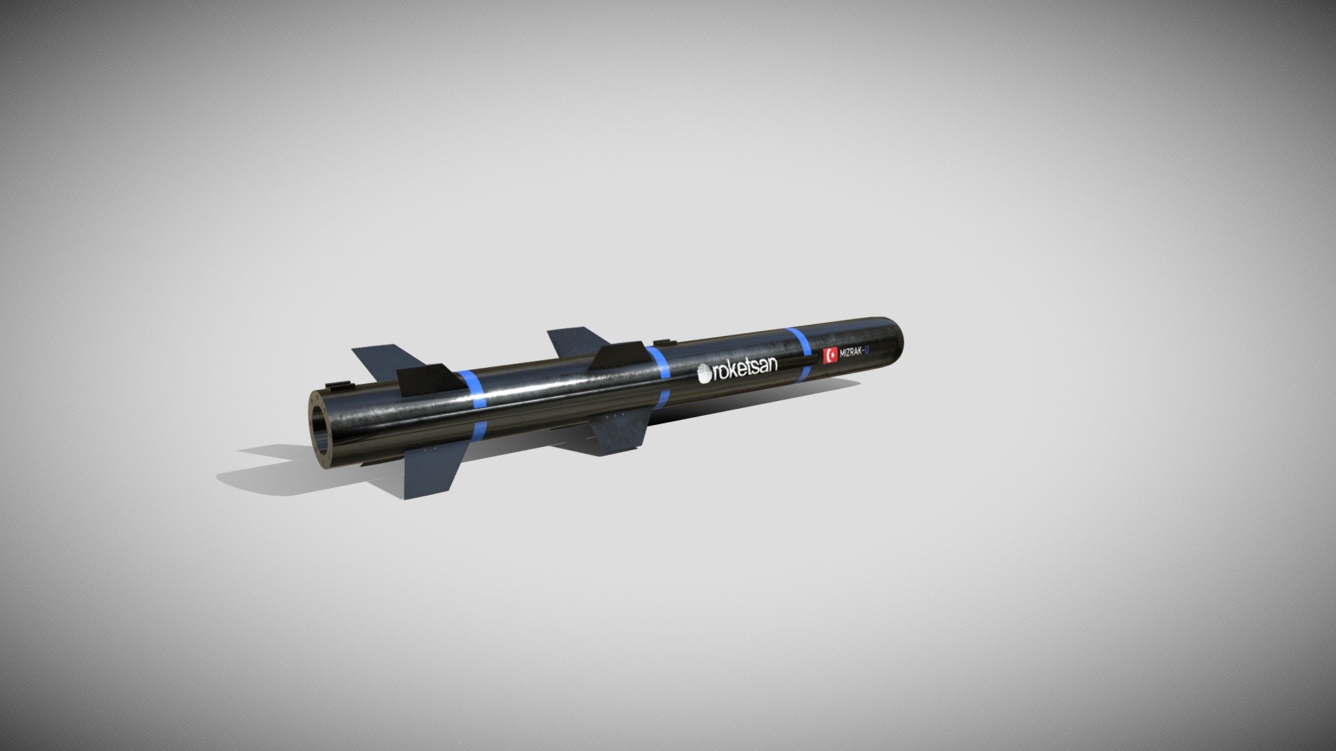 Roketsan Mizrak-U 3d model