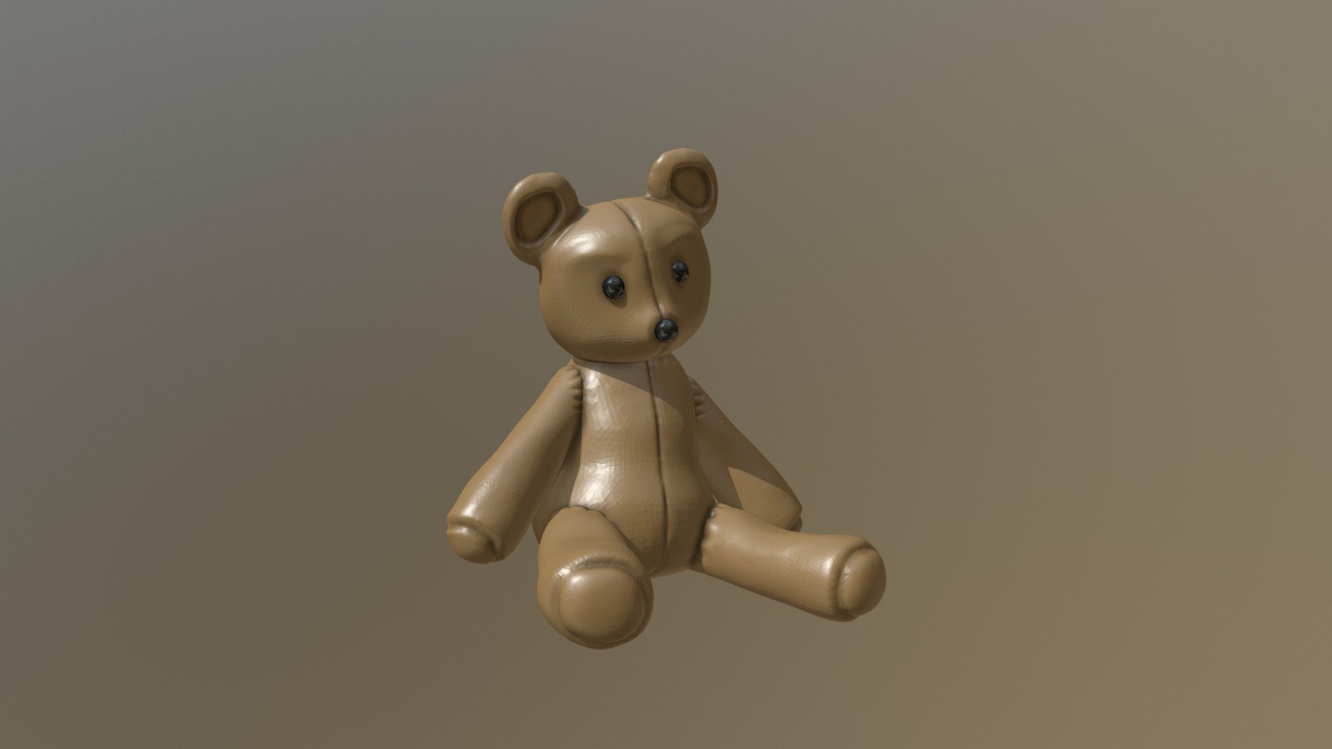 27 Sculpt January: Fluffy (Teddy) 3d model