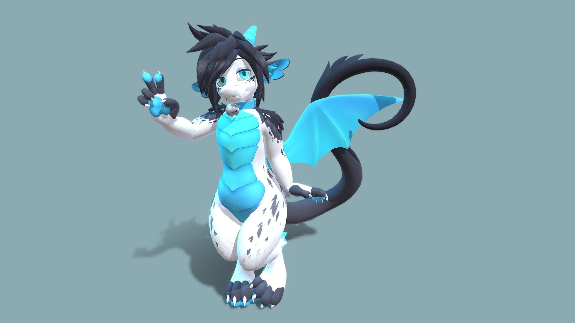 Kynis VRChat Avatar 3d model