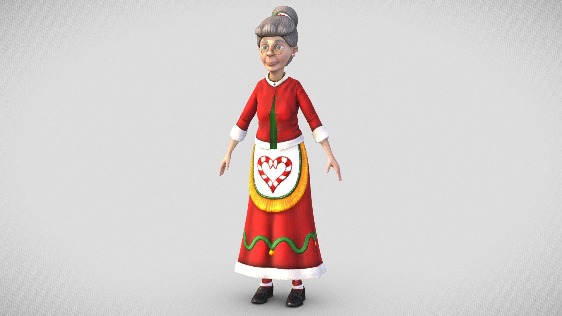 Mrs Claus 3d model