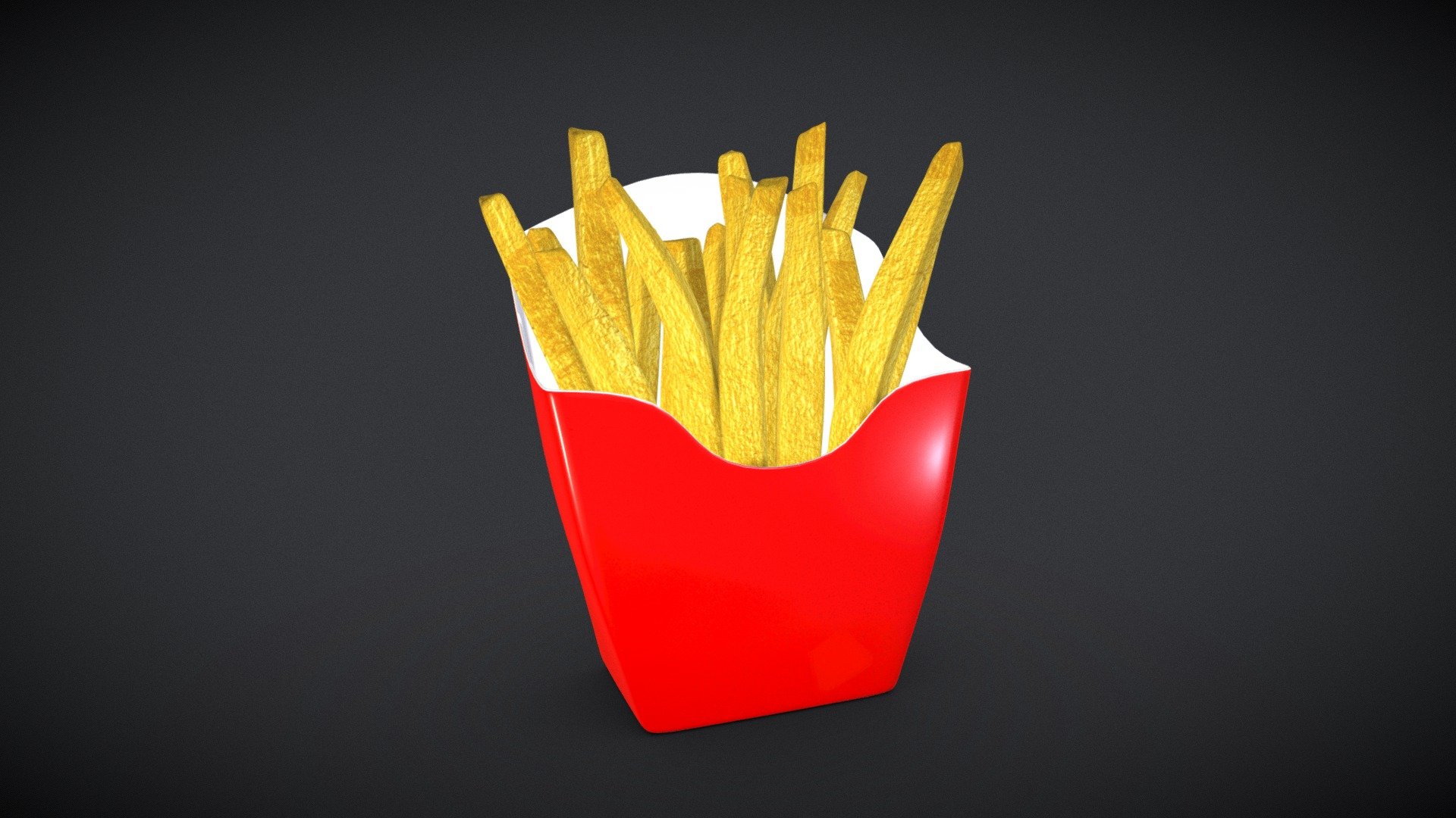 French Fries 3d model