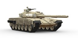 3d Model Tank T-72B