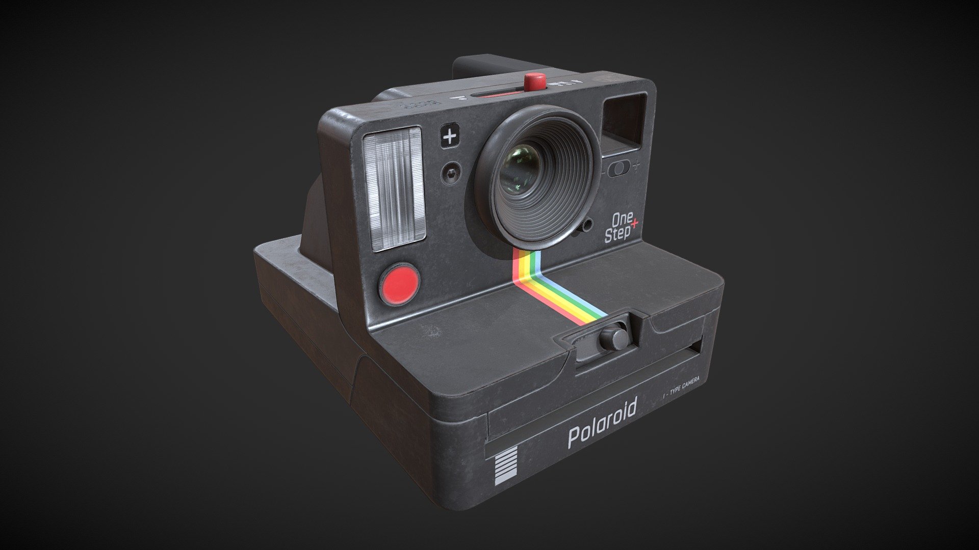 Polaroid Camera 3d model