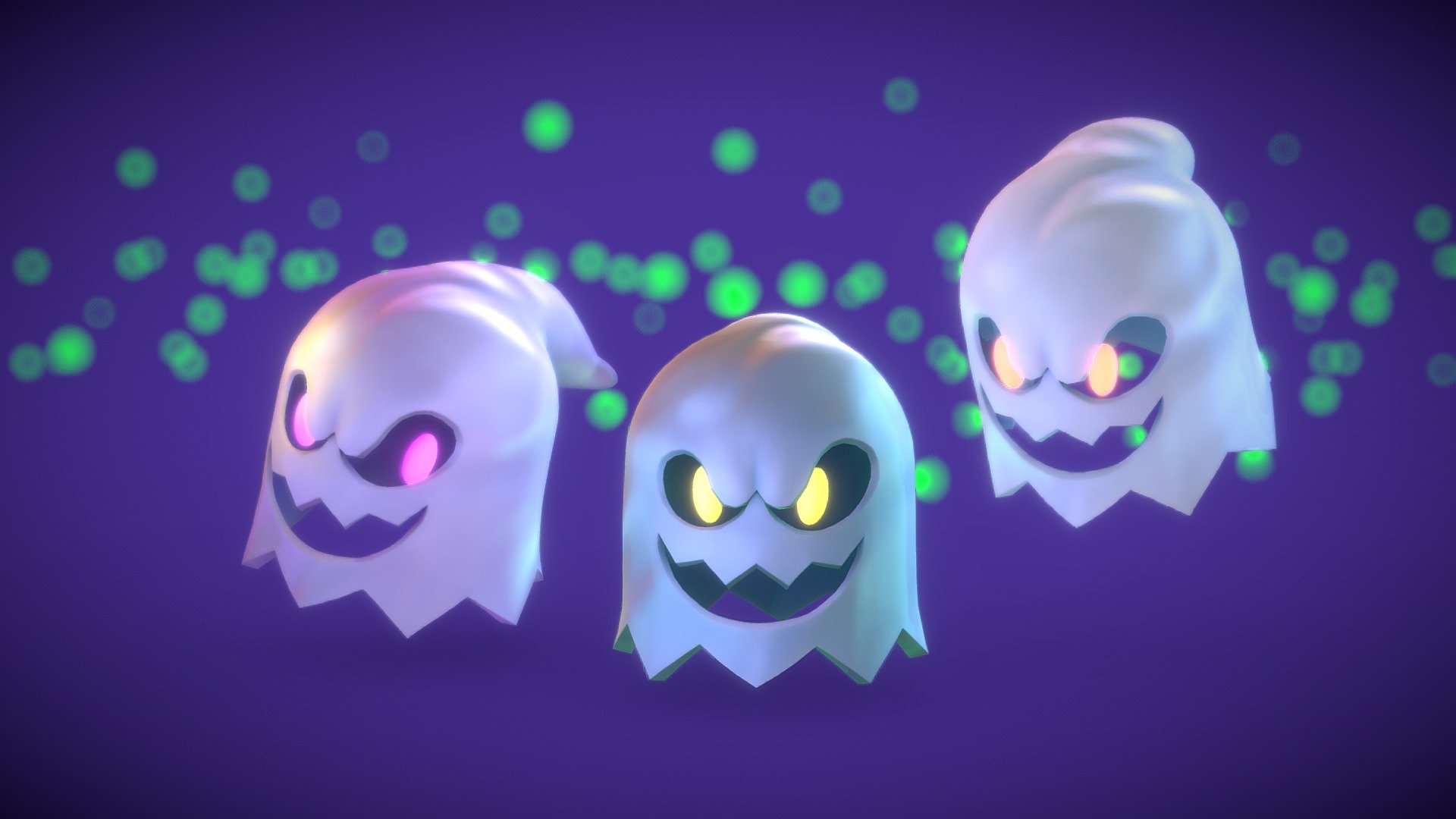 spooky ghosts 👻 3d model