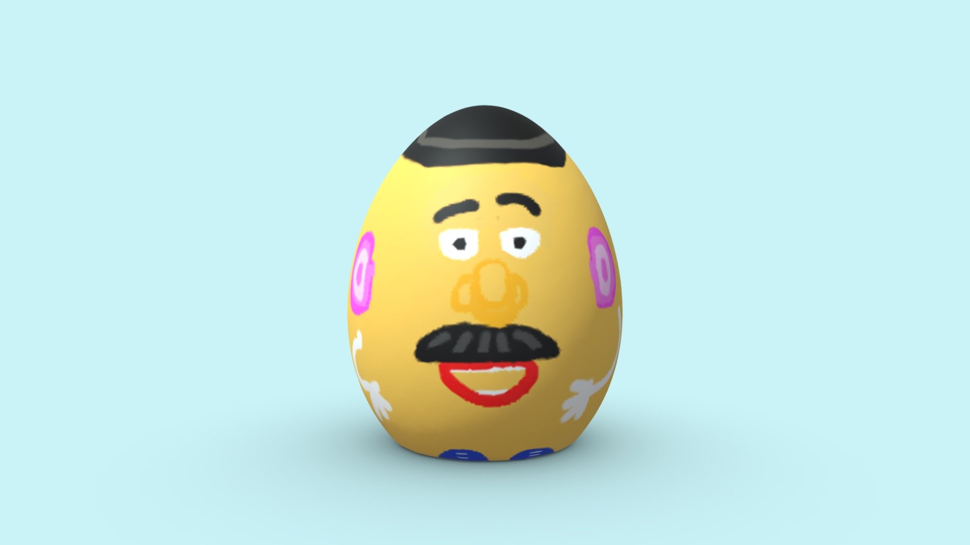 Monsieur Patate easter egg 3d model