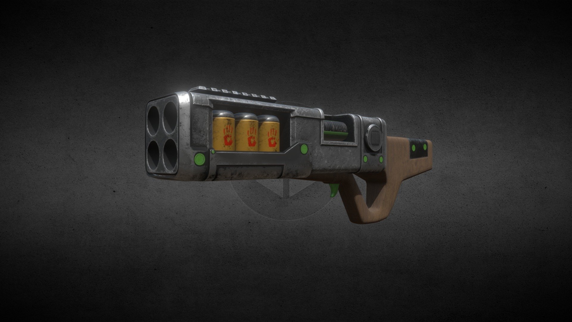 Blaster 3d model