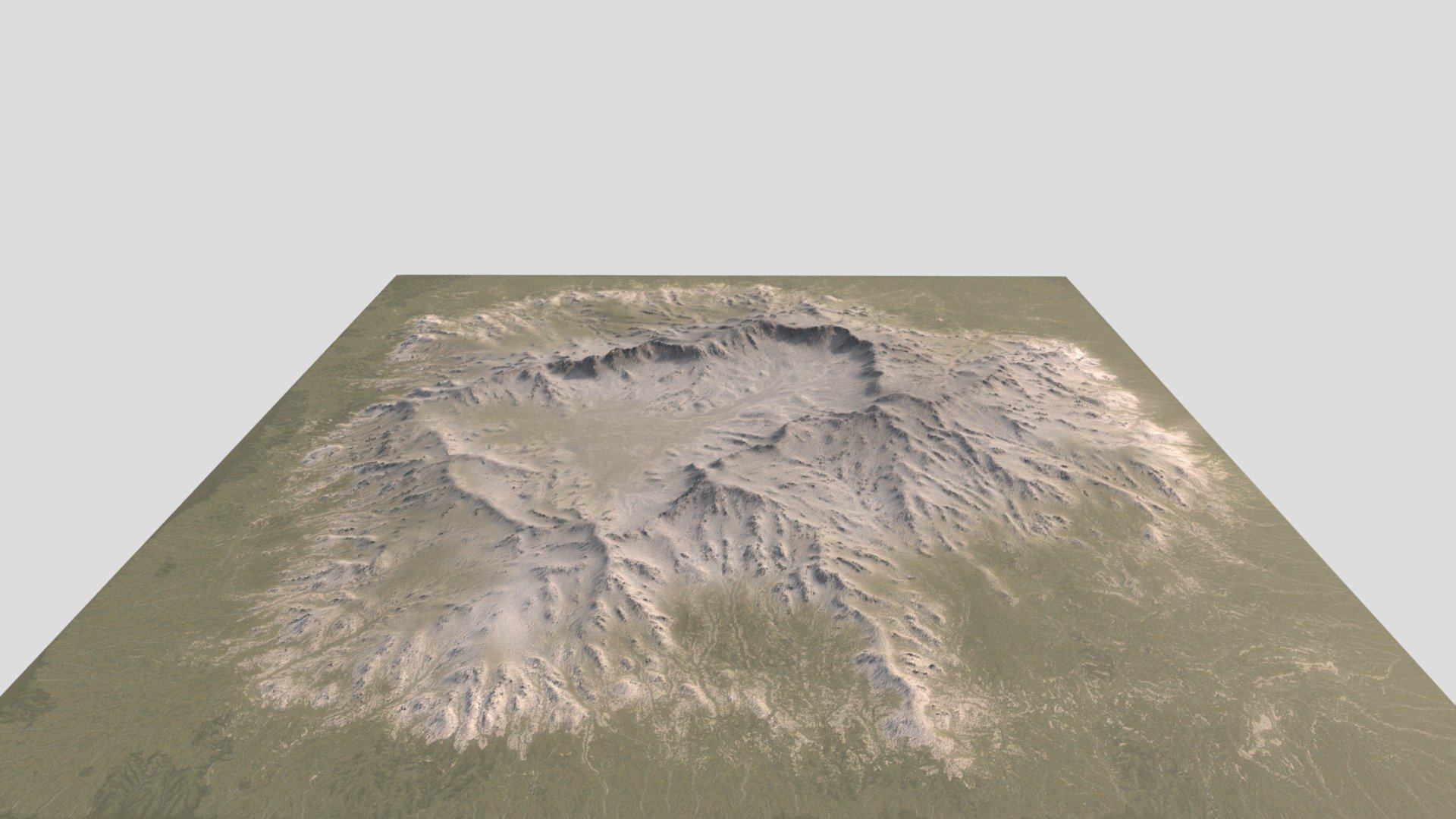 Volcano_Mountain_Terrain Version 6 3d model