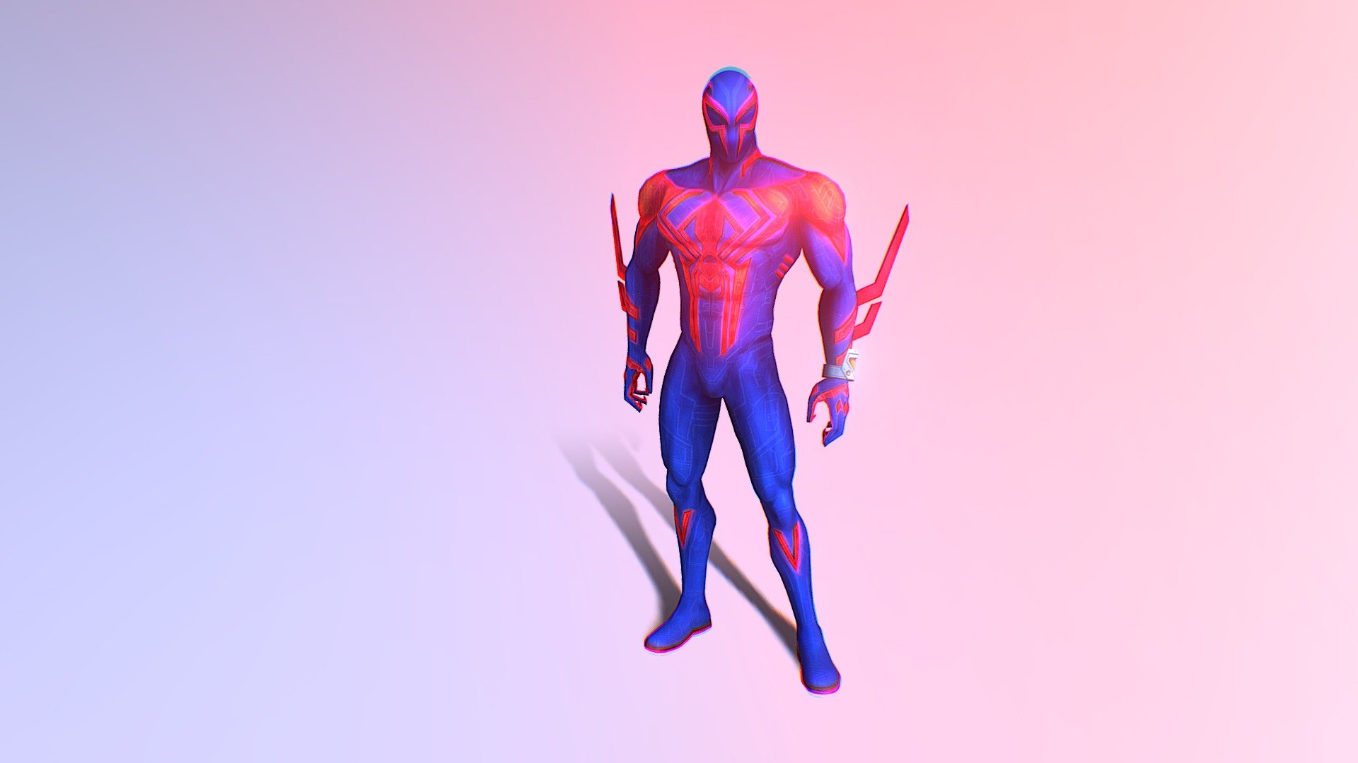 Spider-man 2099 (Across the Spider-verse) 3d model