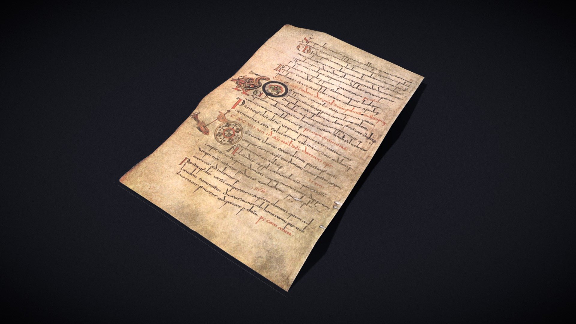 Paper_of_Sacramentaire_de_GelloneFBX 3d model