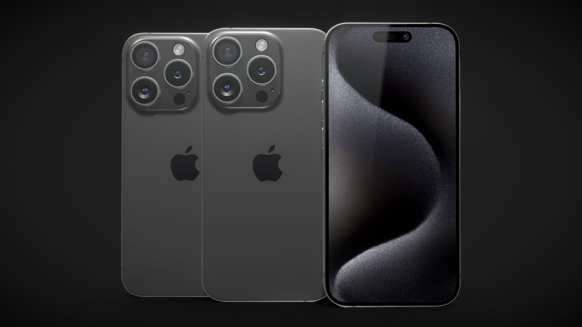 Apple iPhone 15 pro 3d model